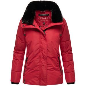 Navahoo - Frostii XIV - Winterjas - Zwart - Met Afneembare Imitatiebontkraag