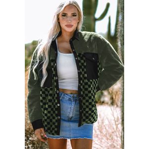 Gepunktjaste Sherpa Jas