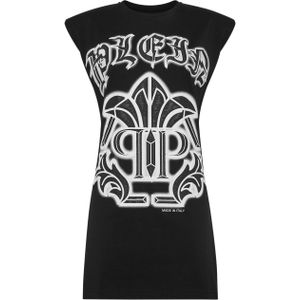 T-Shirt Jurk Kort Gothic Plein