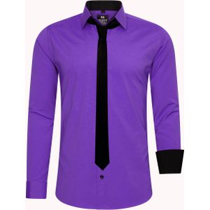 Set van 2 overhemden met stropdas