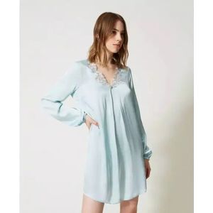 Twin-set Satin and lace night gown