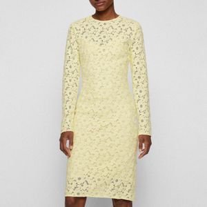 BOSS - Drealina - Damesjurk - Geel