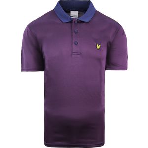 Lyle & Scott - Microstripe - Poloshirt - Paars - Heren