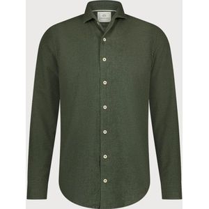 Blue Industry - Uni Katoenen Overhemd - Regular Fit - 100% Katoen