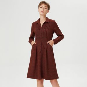 Religieuze vouwjurk 'met een buste en gedrukte Liberty Micro