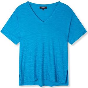 Refined Department - Taylor - Kobalt - T-shirt - Korte Mouwen - Oversized Pasvorm