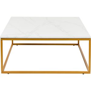 Kare Design Kare salontafel key west marble gold 90x90cm