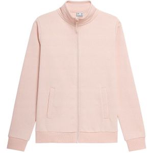 4F - Dames logo-jack - Katoen - Met Lange Mouwen - Staande Kraag - Volledige Ritssluiting