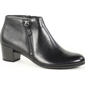 Ecco - 273093 Enkellaarzen - Zwart - Leer