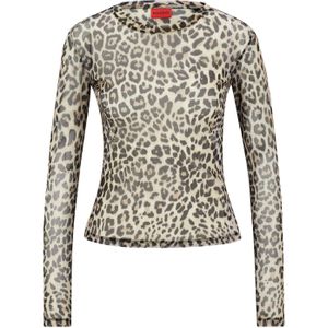 Hugo - Diralina_2 - T-shirt - Multi kleur - Lange Mouwen