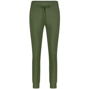 Jane Lushka - John - Slim-fit Broek - Olivia Green - Stretch Technical Jersey