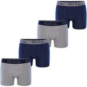 Phil & Co. - Berlin - Boxershorts - Navy - 4 Pack