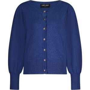 Lady Day - Lisa - Cardigan - Knit - Ronde Hals - Pofmouwen