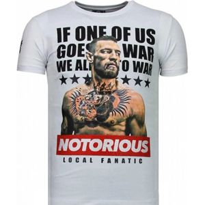 Local Fanatic Conor notorious legend rhinestone t-shirt