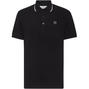 Philipp Plein - Polo Shirt Paisley - Zwart - Katoen - Heren