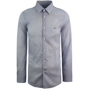 Lacoste - Slim Fit - Geweven Overhemd - Blauw