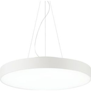 Ideal Lux halo hanglamp aluminium led wit