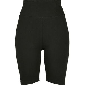 Urban Classics Dames fietsshort met hoge taille (set van 2)