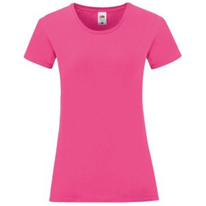 Fruit of the Loom - Dames Iconisch 150 T-shirt - 100% Gekamd Ringgesponnen Katoen