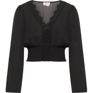 IZIA Cropped Blouse lange mouw gaya