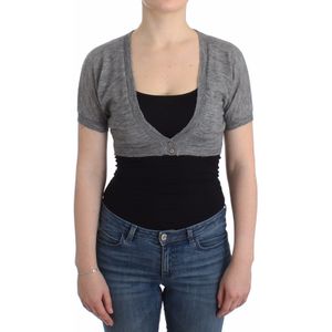 Ermanno Scervino Lingerie Gebreide Grijze Bolero Trui Cardigan