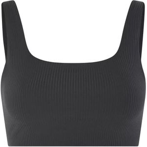 Girlfriend Collective Dames tommy ribbed cropped bh