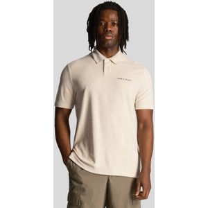 Lyle & Scott - Fleece Polo - Badstof - Zwart