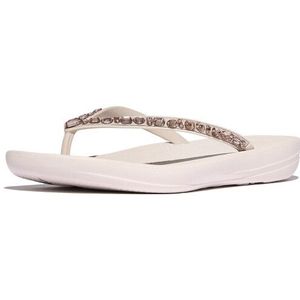 FitFlop - iQushion Multi-Crystal - Flip-Flops - Nude Rose - Waterbestendig, Ergonomisch Ontworpen