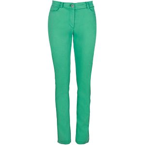 Harembroeken - Groene Tie Dye - Lange Getailleerde Broek - Stretch Gabardine Katoen