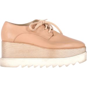 Stella McCartney Elyse Veterschoenen met Platform in Nubuck Leer