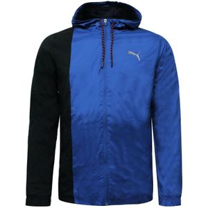 Puma - Collective Woven Jacket - Windjack - Blauw Zwart