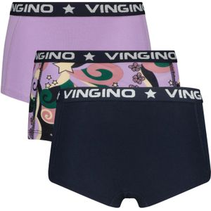 Vingino Meiden ondergoed 3-pack boxers retro midnight