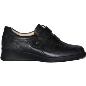 Finn Comfort - 3558 Nairobi - Klittenbandschoenen - Zwart - Leer