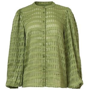 Smashed Lemon - Damesblouse - Uni Cerise Roze - Losvallend Model