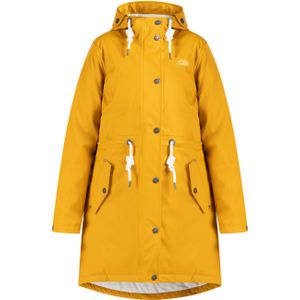 ICEBOUND Gewatteerde mackintosh Dames mosterd