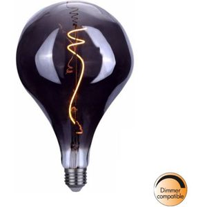Highlight Kristalglas filament lamp smoke – dimbaar