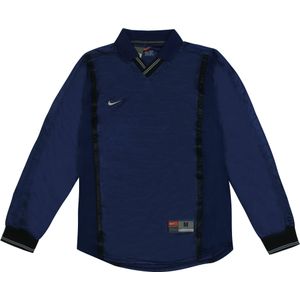 Nike - Heren Voetbaltrui - Navy - Satijn Sport Top - 160740 410