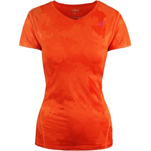 Asics - Motion Dry - Hardlooptop - Oranje - Dames