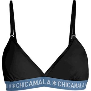 Muchachomalo Meisjes 1-pack triangle top effen