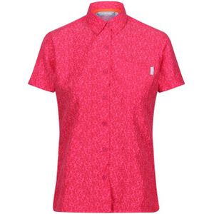 Regatta - Ditsy Print - Overhemd - Blauw - 90% Polyester, 10% Viscose