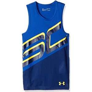Under Armour - Stephen Curry - Mouwloos Vest - Marineblauw - Kinder