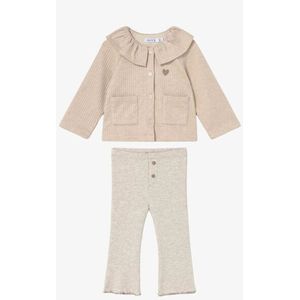 Mayoral - Set - Sand - 2-delige set - Jasje met lange mouwen en Flared Legging