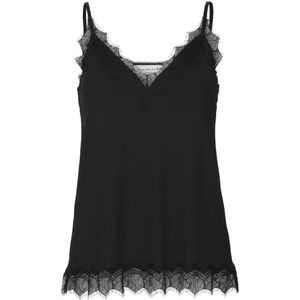 Rosemunde Strap top met lace black