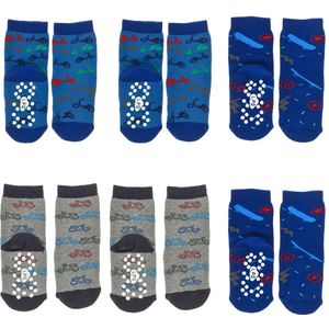 Set-6 anti-slip kindersokken LPG2004