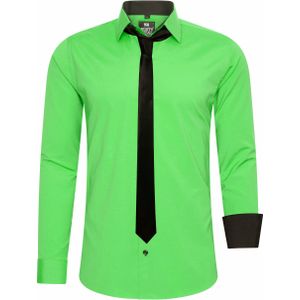 Set van 2 overhemden met stropdas