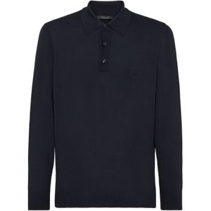 Billionaire - Crest Pullover - Blauw - Heren - Katoen