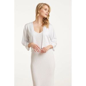 Smashed Lemon - 25105 - Gebreide Bolero - Wit