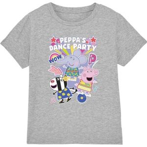 Peppa Pig Kinderen/kinderen dansfeest t-shirt