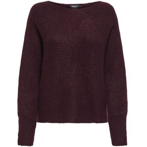 Only - ONLDANIELLA - Gebreide Trui - Mauve Wine - Lange Mouwen