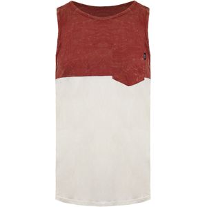 Vans - VN0ONXFXM - Tanktop - Wit/Bruin - Heren